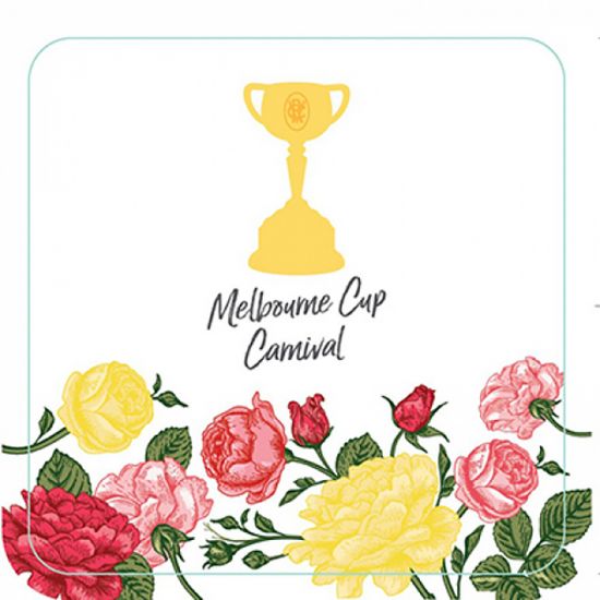 Melbourne Cup Carnival Drink Coaster