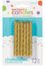 BIRTHDAY CANDLES LARGE SPIRAL GLITTER GOLD