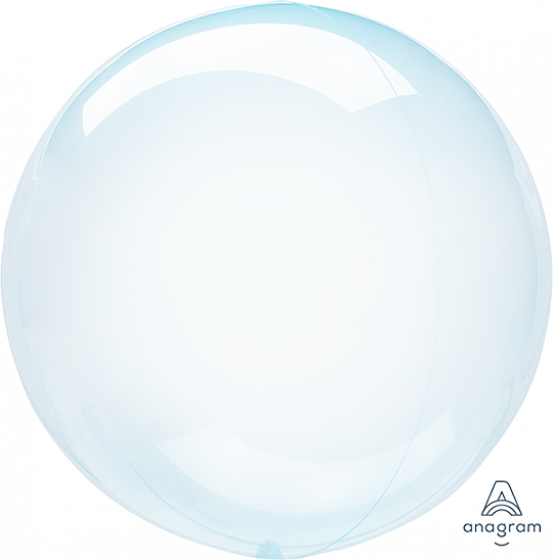 Crystal Clearz Dark Blue Round Balloon