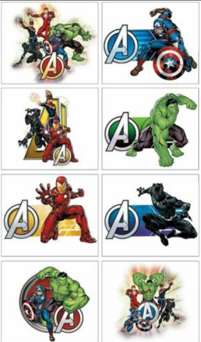 Avengers Temporary Tattoos