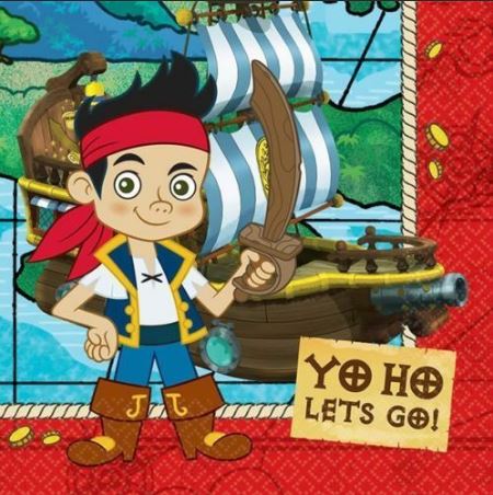 Jake & The Neverlands Pirate Luncheon Napkins