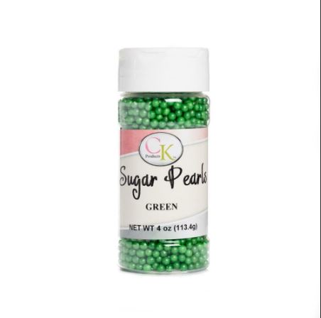 Green Sugar Pearls
