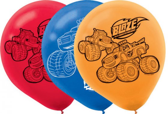 Blaze Latex Balloons