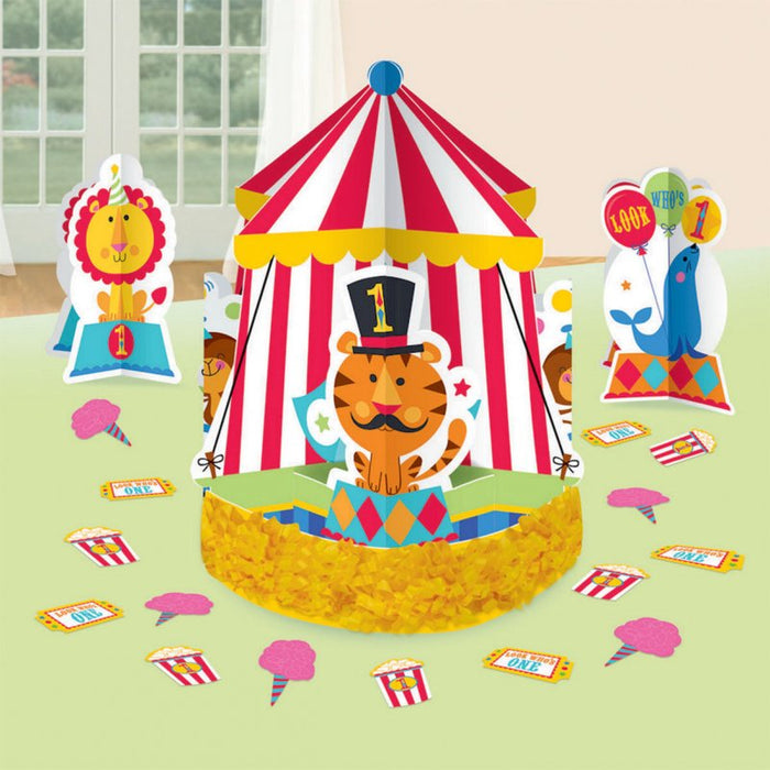 Fisher Price 1st Birthday Circus Table Decoration