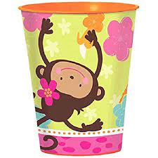 Monkey Love 473ml Favor Cup - Plastic