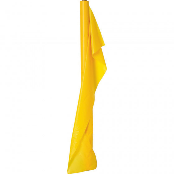 Yellow Sunshine Plastic Table Cover Roll