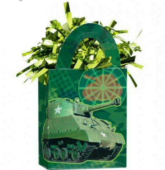 Camouflage Army Tote Balloon Weight
