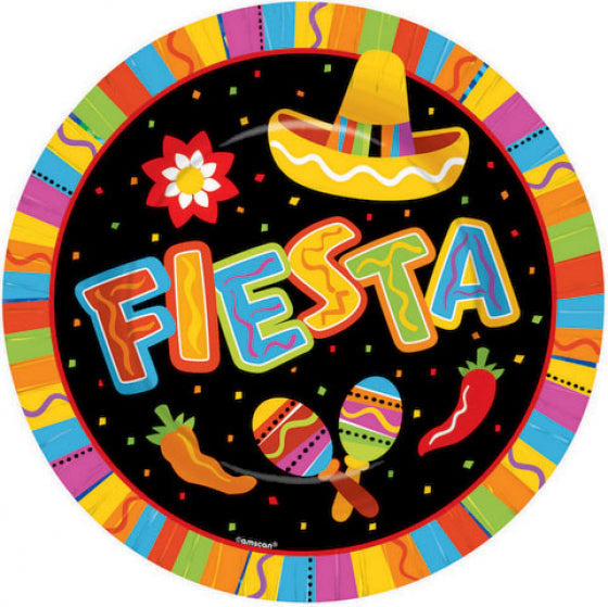Mexican Fiesta Paper Plate