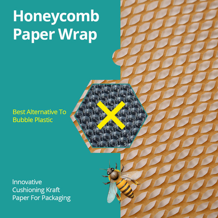 Honey Comb Kraft Paper Wrap 80 Meters