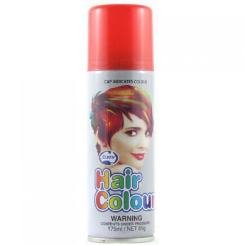 Fluro Red Hair Colour