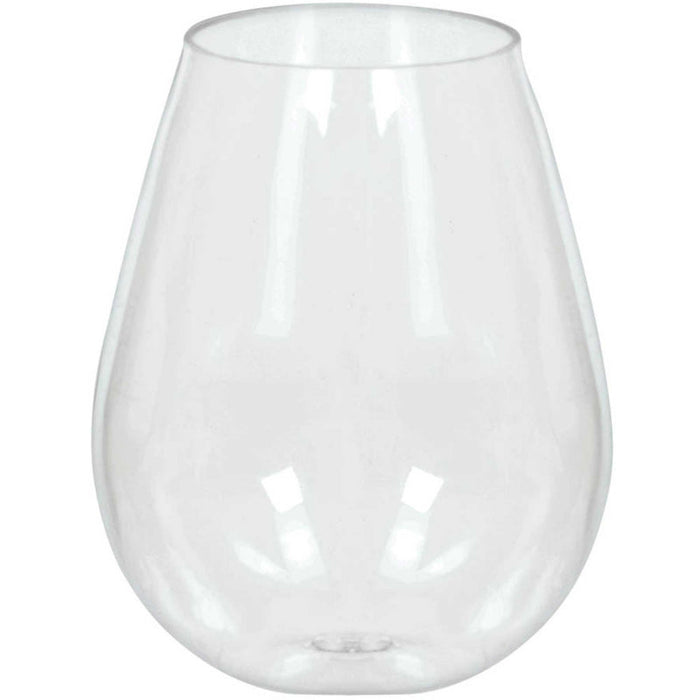 Clear Mini Wine Glasses Stemless Plastic