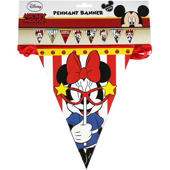 Mickey Mouse Vintage Carnival Pennant Banner