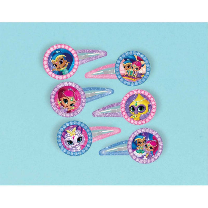 Shimmer and Shine Barrettes Hair Clip Favours