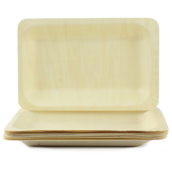 Wooden Plates Eco Friendly Catering Supplies