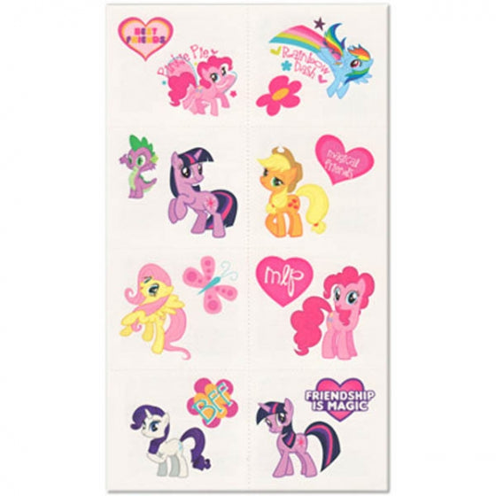 My Little Pony Temporary Tattoos Loot Bags