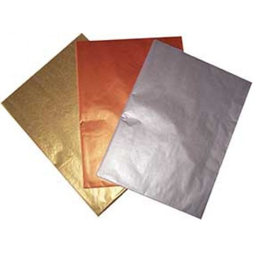 Acid Free Tissue Paper Metallic 18 GSM  10 Sheets Assorted
