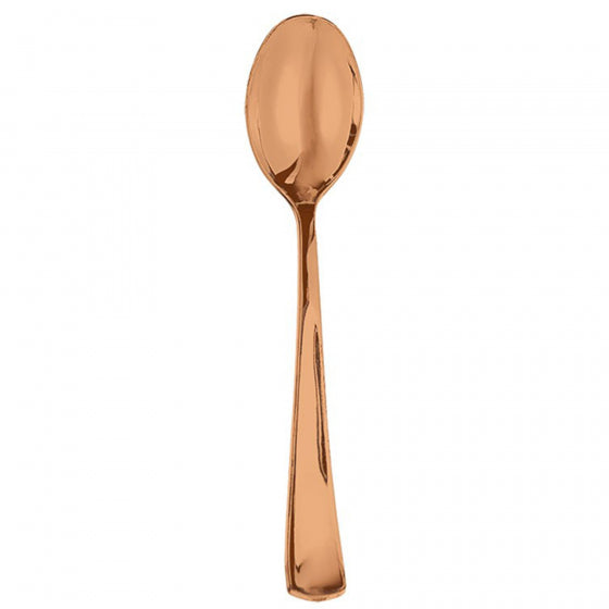 Cutlery Set Spoons Rose Gold Metallic Look