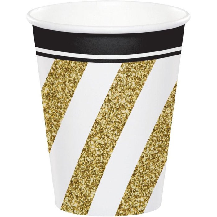 Black & Gold Paper Cups