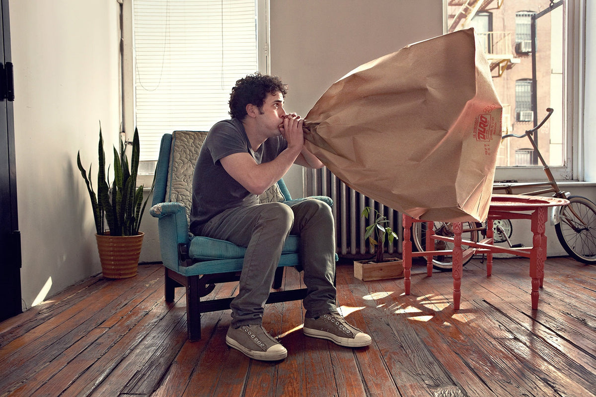 Hyperventilate Paper Bag GIF - Hyperventilate Paper Bag Deep Breath -  Discover & Share GIFs
