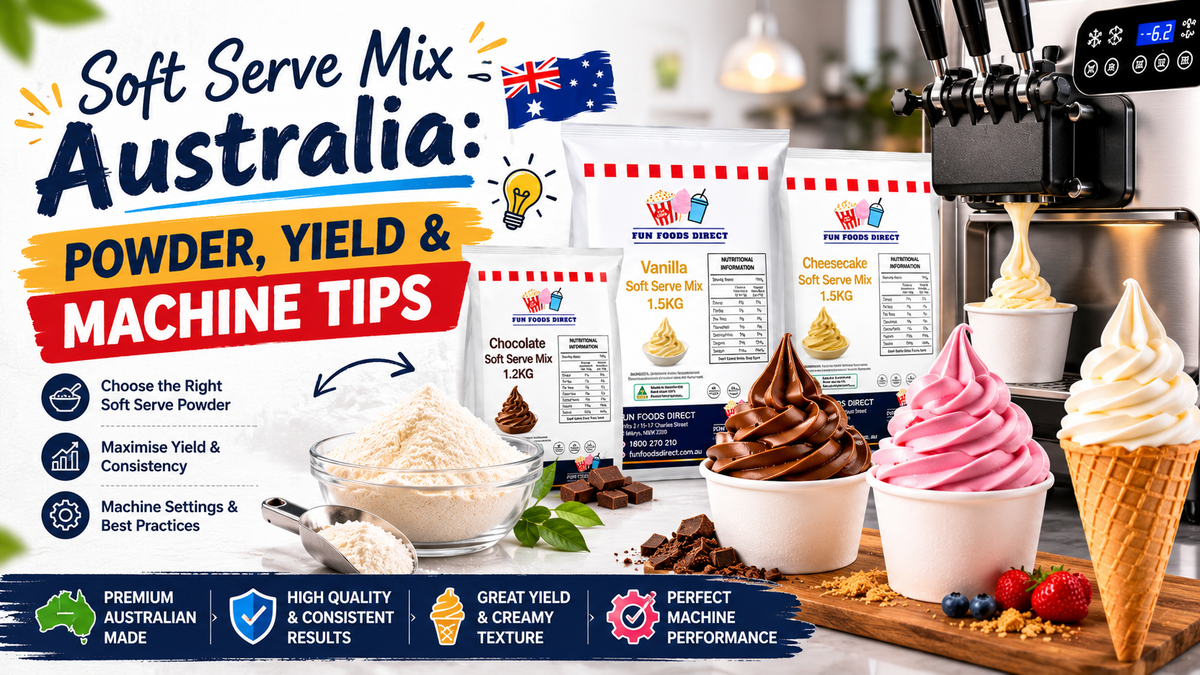 Soft Serve Mix Australia: Powder, Yield and Machine Tips – Complete Guide for Better Soft Serve Results