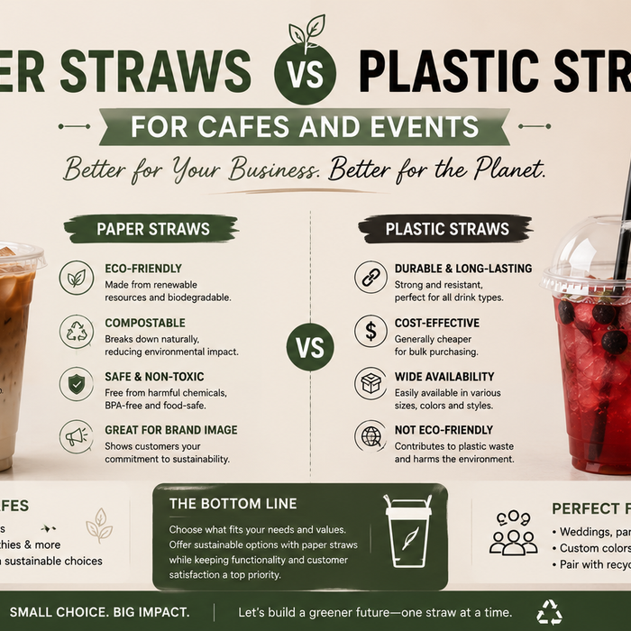 Paper vs Plastic Straws: Cost, Sustainability, and Customer Experience