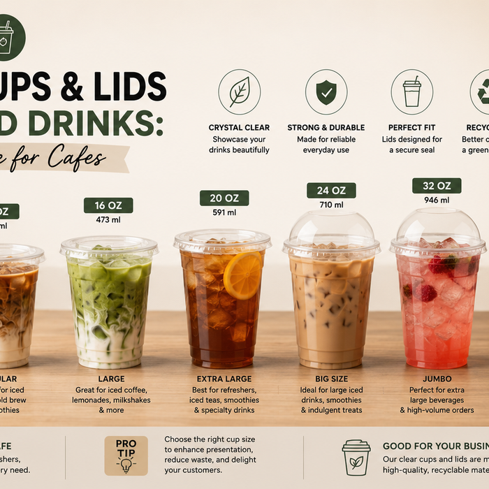 Choosing the Right Clear Cups and Lids for Cafe Cold Drinks