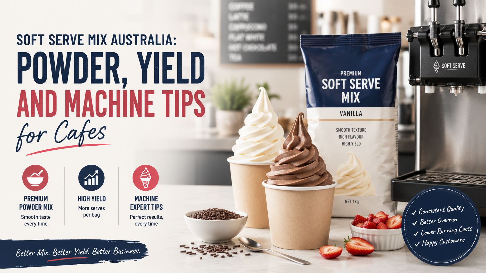 Soft Serve Mix Australia: Expert Tips for Better Yield and Consistent Results