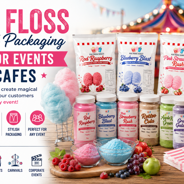 Premium Fairy Floss Sugar and Packaging Solutions for Australian Events