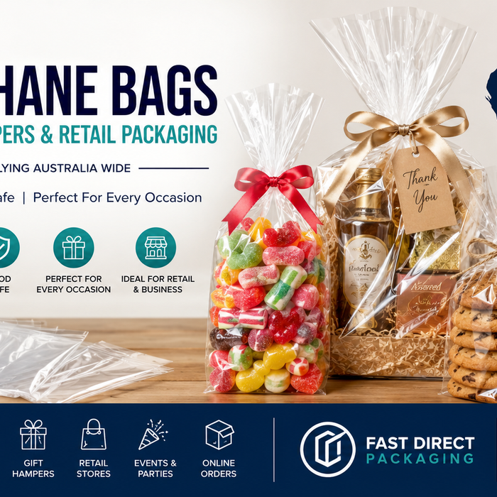 Premium Cello Bags Australia for Food, Gifts & Hamper Packaging