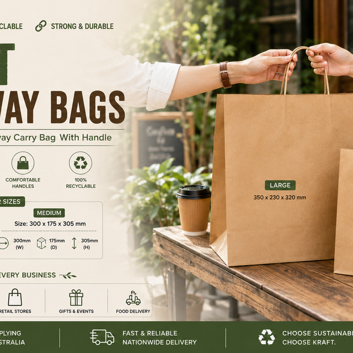 Kraft Takeaway Bags Australia