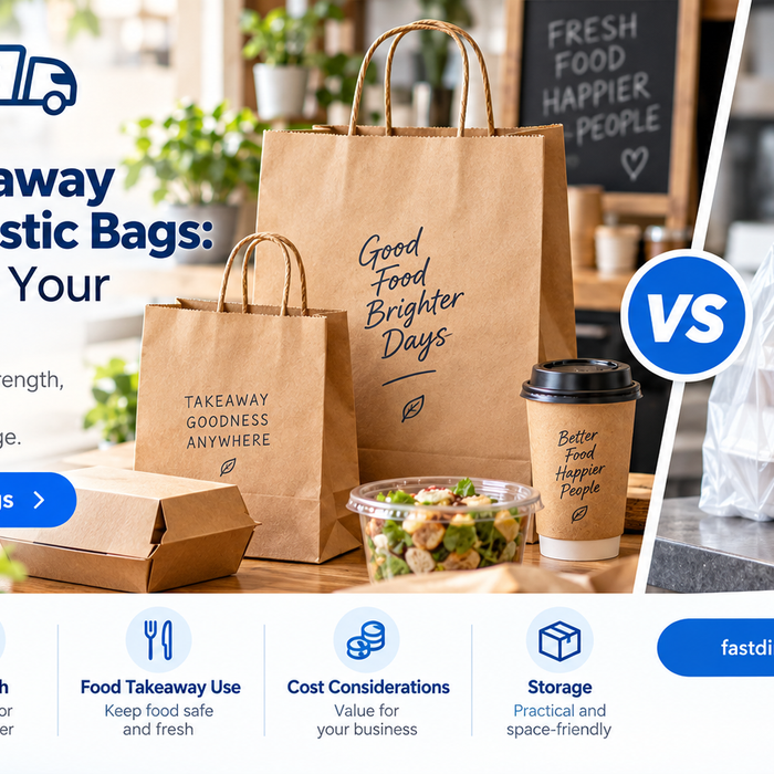 Kraft Takeaway Bags vs Plastic Bags Australia: Business Guide