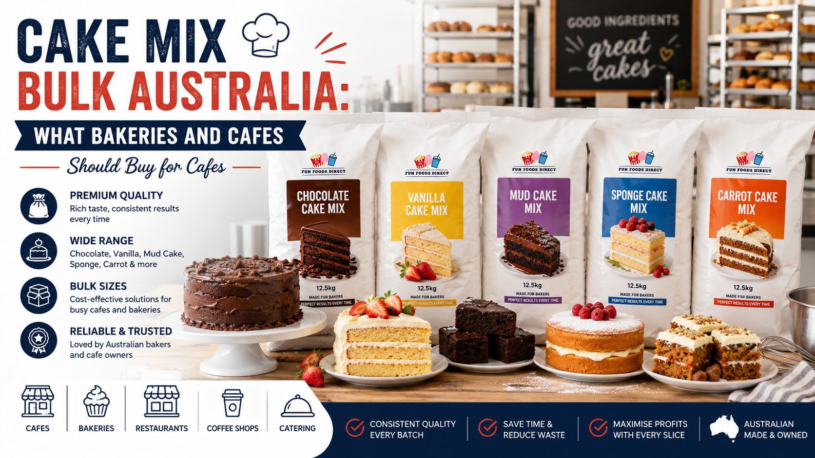 Cake Mix Bulk Australia: What Bakeries and Cafes Should Buy