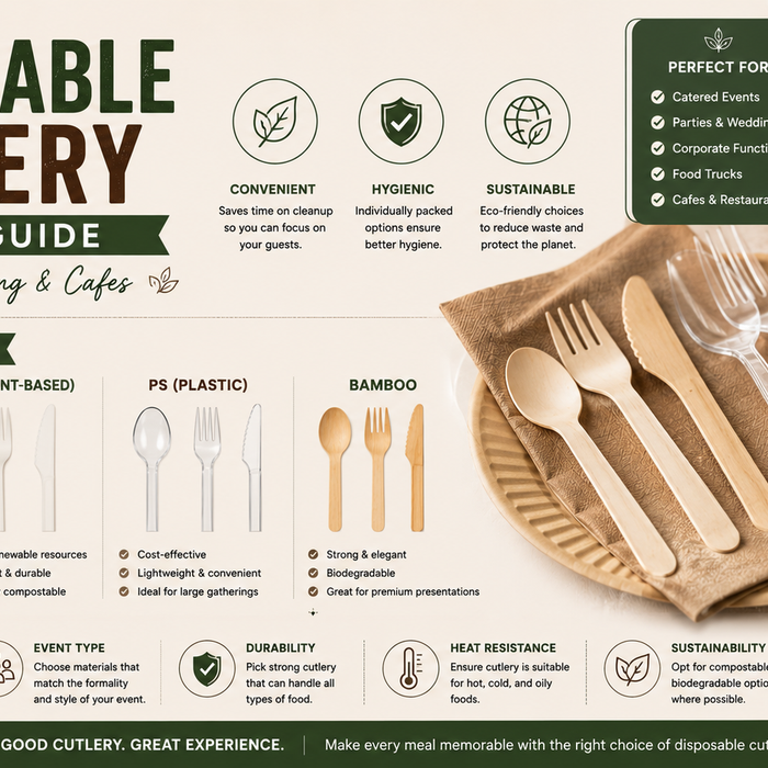 Disposable Cutlery Guide for Catering, Cafes, and Food Service