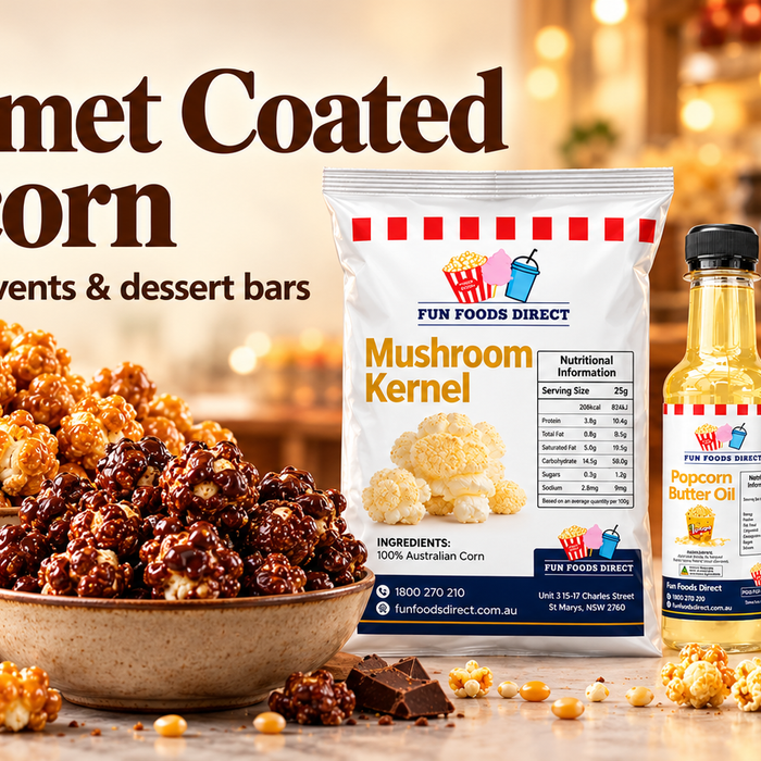 How to Make Gourmet Coated Popcorn for Markets, Events & Dessert Bars