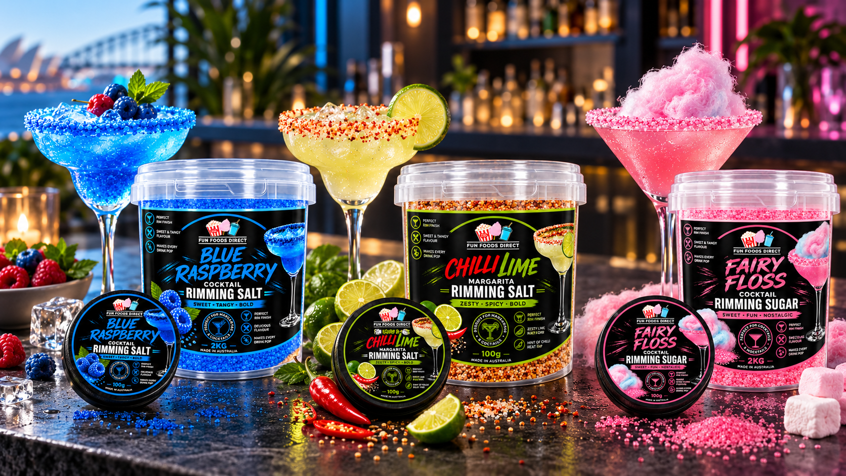 Cocktail Rimming Salt & Sugar Guide Australia | Drink Ideas