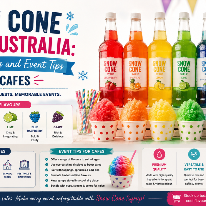 Snow Cone Syrup Australia Guide for Cafes and Events