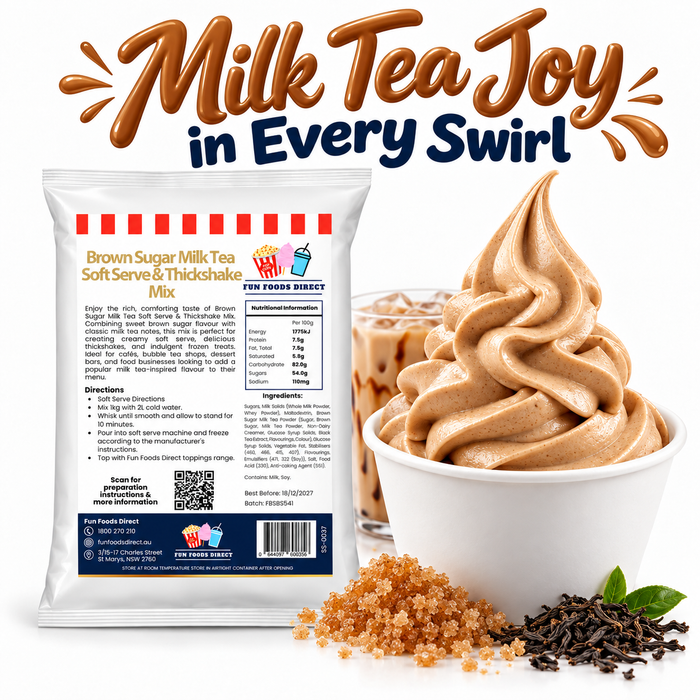 Brown Sugar Milktea Soft Serve & Thickshake Mix