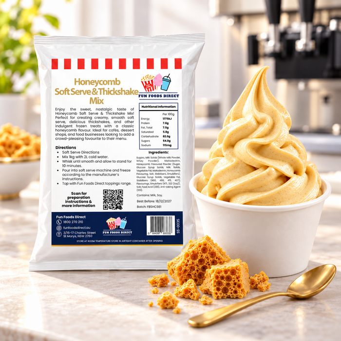 Honeycomb Soft Serve & Thickshake Mix
