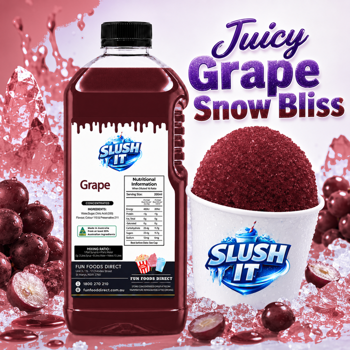 Grape Sno Cone Flavour 2L Bottle