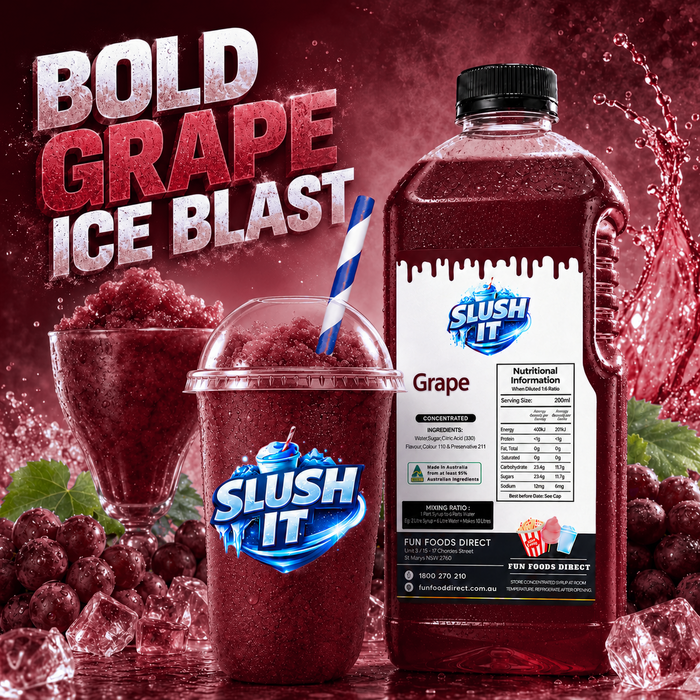 Grape Slush / Slushie Mix Bottles