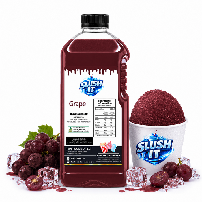 Grape Sno Cone Flavour 2L Bottle