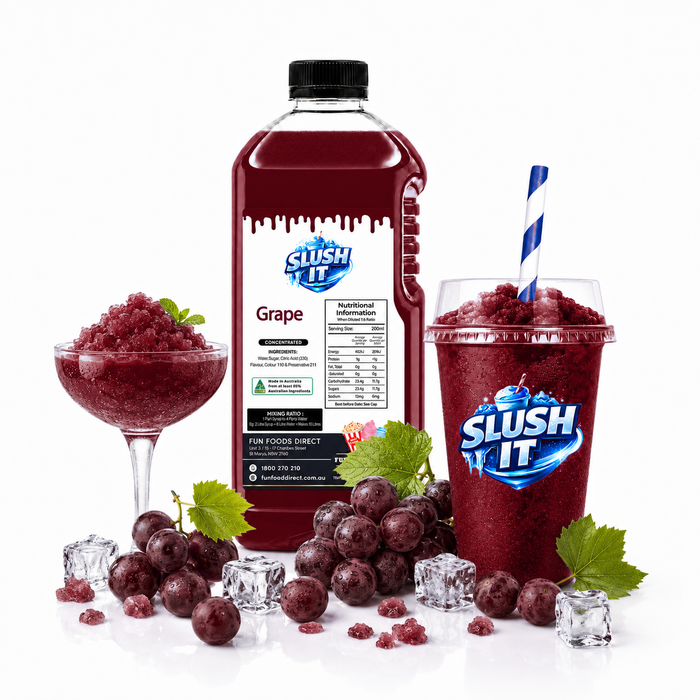 Grape Slush / Slushie Mix Bottles
