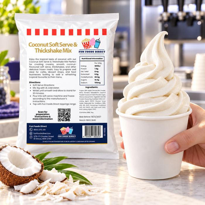 Coconut Soft Serve & Thickshake Mix