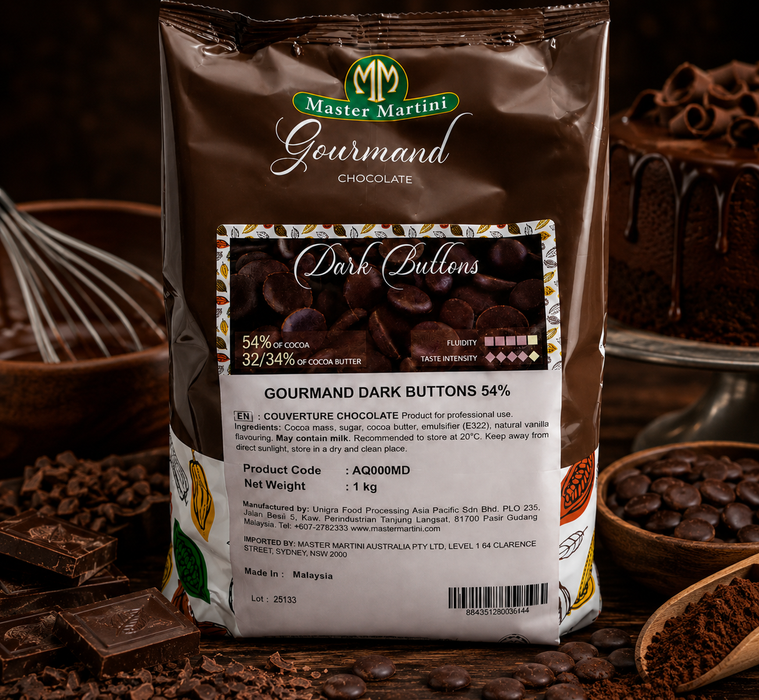 Master Martini 54% Couverture Dark Chocolate 1kg