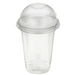 16oz rpet clear cups 98mm eco-friendly RPET plastic cold drink cup with dome lid, sustainable disposable cup for smoothies and iced beverages