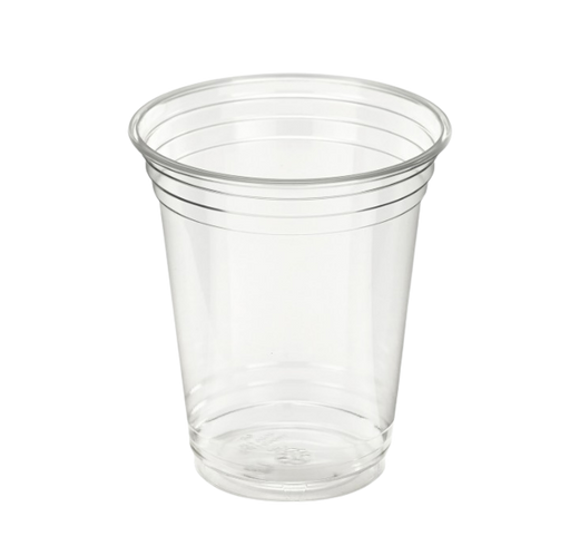 16oz rpet clear cups 98mm eco-friendly recycled PET cold drink cup, crystal-clear disposable cup for sustainable beverages
