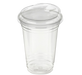 16oz rpet clear cups with dome lid, eco-friendly recycled PET cold drink cup, 98mm clear disposable beverage cup