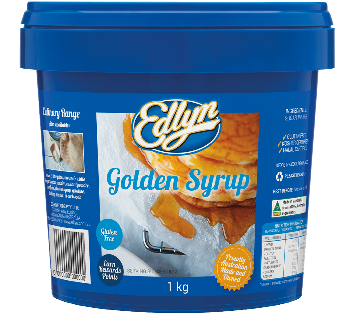 Edlyn Golden Syrup 1kg - Rich & Versatile Sweetness — Fast Direct Packaging