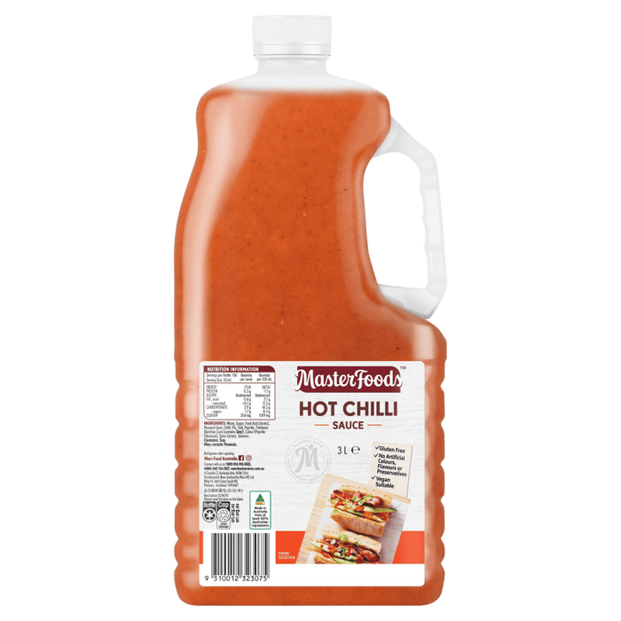 Masterfoods Hot Chilli Sauce 3L