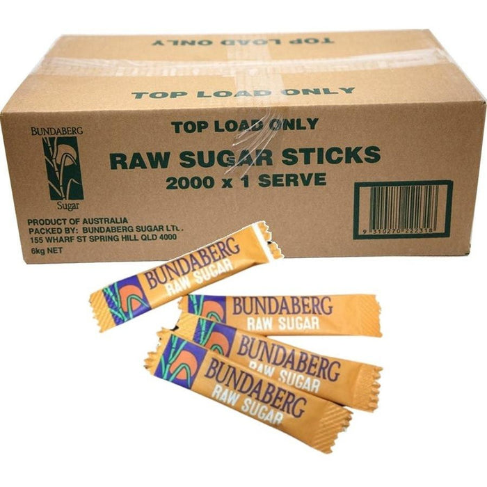 Bundaberg Raw Sugar Sticks x 2000